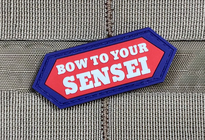 Violent Little Machine Shop Bow To Your Sensei PVC Morale Patch