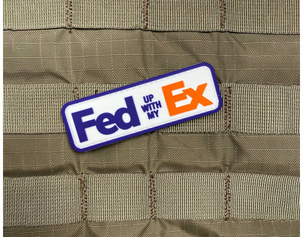 Violent Little Machine Shop Violent Little Machine Shop Fed Up With My Ex PVC Morale Patch