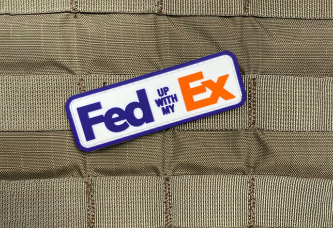 Violent Little Machine Shop Fed Up With My Ex PVC Morale Patch