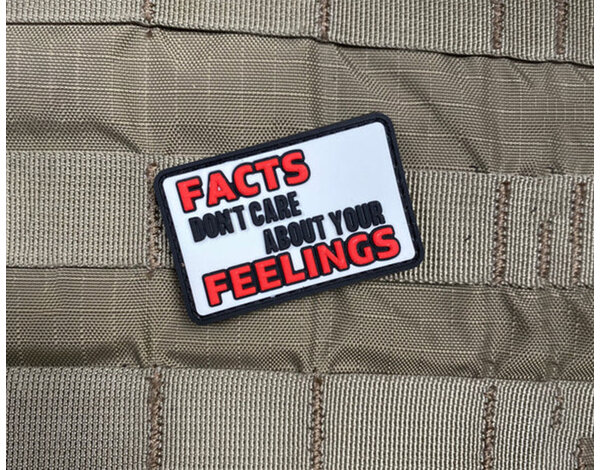 Violent Little Machine Shop Violent Little Machine Shop Facts Don’t Care About Your Feelings PVC Morale Patch