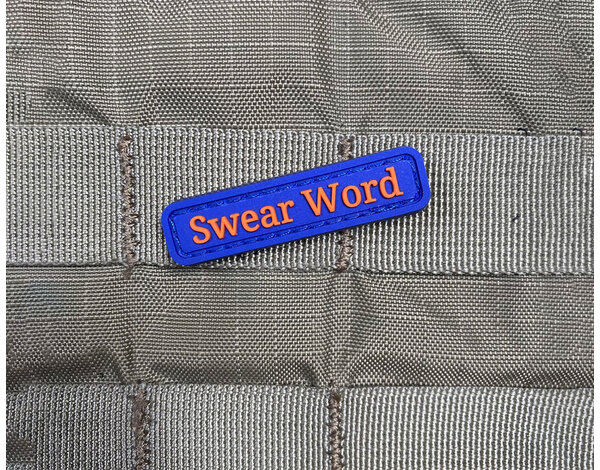 Violent Little Machine Shop Violent Little Machine Shop Swear Word PVC Morale Patch