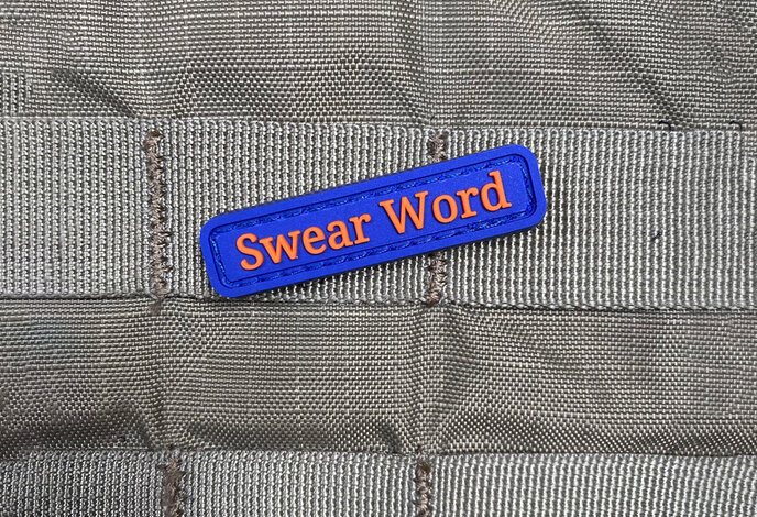 Violent Little Machine Shop Swear Word PVC Morale Patch