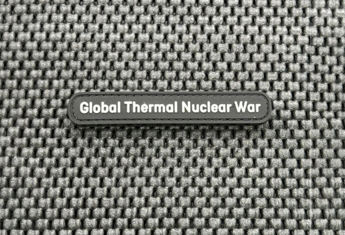 Violent Little Machine Shop Global Thermal Nuclear War PVC Morale Patch