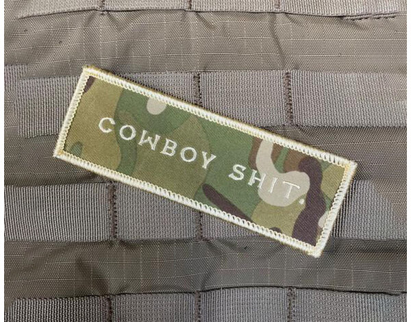 Violent Little Machine Shop Violent Little Machine Shop COWBOY SHIT Morale Patch, Multicam