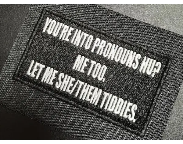 Tactical Outfitters Tactical Outfitters Pro-Nouns Morale Patch