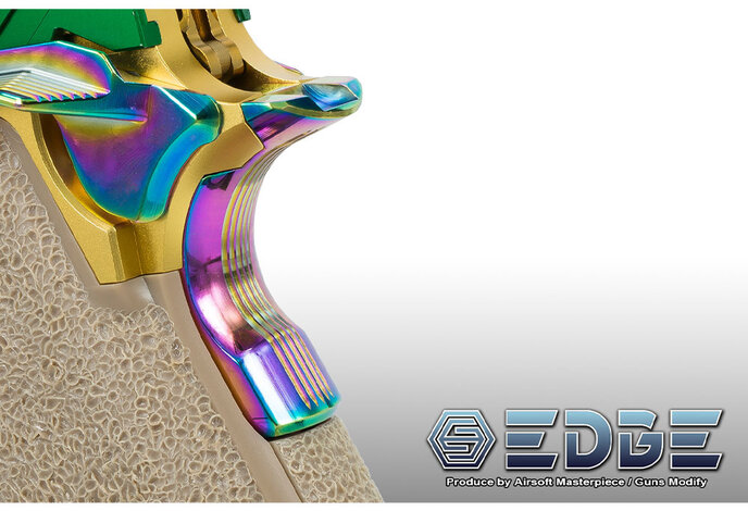 EDGE Custom DIOMEDEA Stainless Steel Grip Safety for Hi-CAPA / 1911