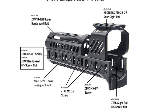 Arcturus PP19-01 Vityaz ZTAC SP1 CQB FE Electric Rifle