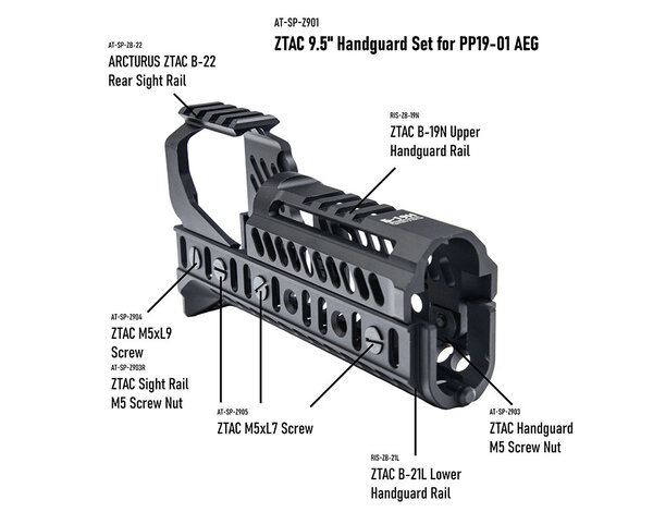 Arcturus Arcturus PP19-01 Vityaz ZTAC SP1 CQB FE Electric Rifle