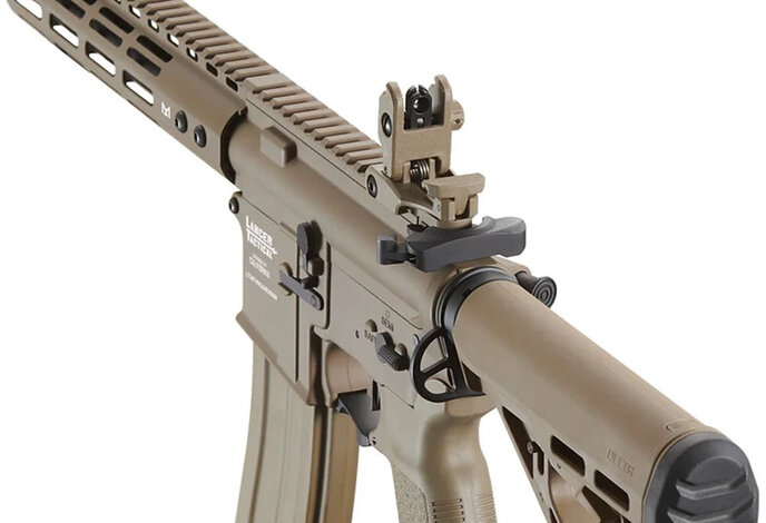 Lancer Tactical Archon 9" M-LOK Proline Series M4 Airsoft Rifle w/ Delta Stock (Color: Two-Tone)