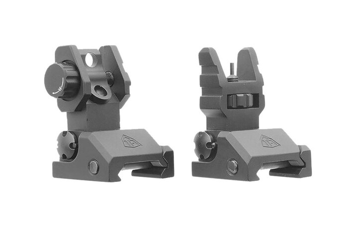 Trinity Force flip up back up sights, aluminum