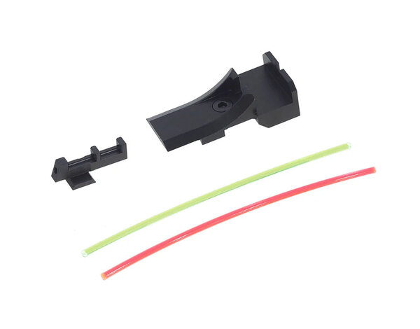 AIP AIP aluminum fiber front and fiber rear sight for TM 5.1 Hi Capa