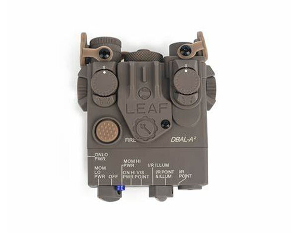 Airsoft Extreme DBAL-A2 red laser aiming device, dark earth