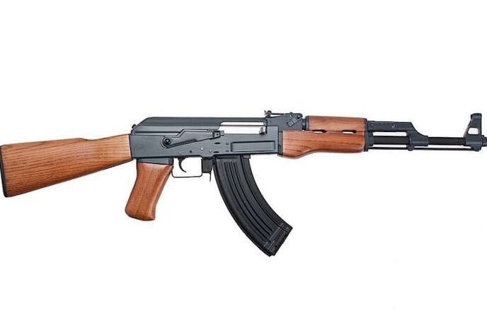 CYMA AK47 full metal blowback electric rifle w/real wood furniture