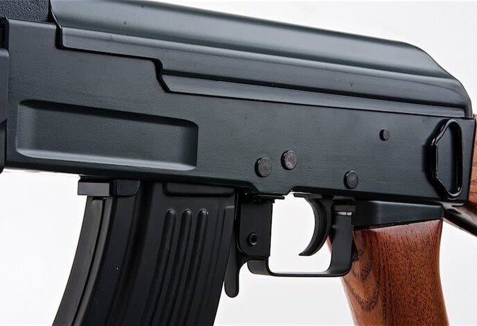 CYMA AK47 full metal blowback electric rifle w/real wood furniture