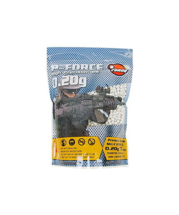 Prima USA P-Force 0.20g Super Premium BBs 1kg / 5,000ct White