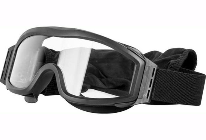 Valken V-Tac Tango Goggles (Single Thermal Clear Lens), Black