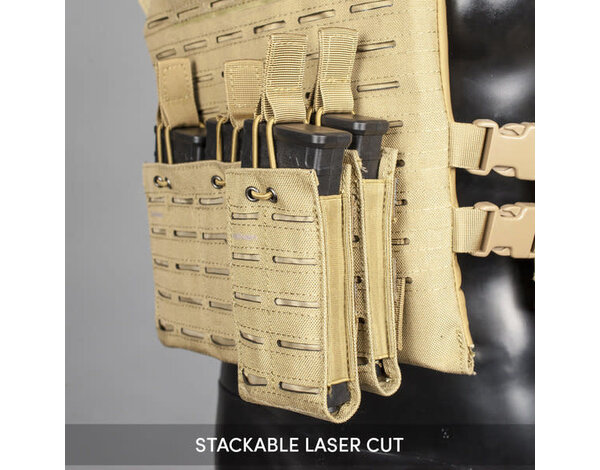 Valken Valken Multi Rifle Double Magazine Pouch - Laser Cut