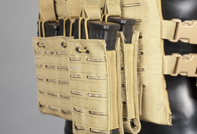 Valken Multi Rifle Double Magazine Pouch - Laser Cut