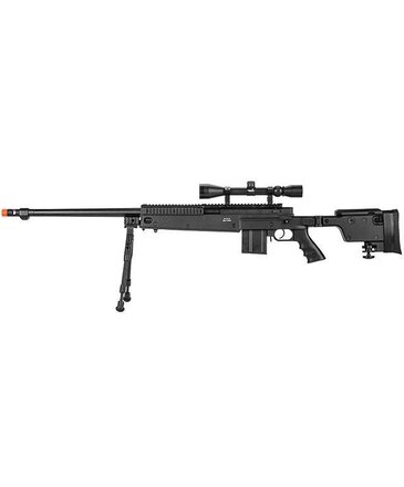 Well WELL MB4407 Bolt Rifle w/Scope+Bipod Black