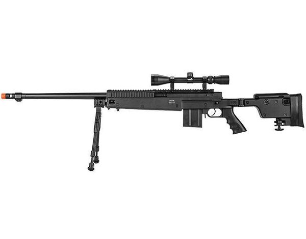 Well WELL MB4407 Bolt Rifle w/Scope+Bipod Black