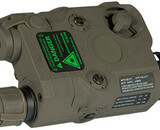 UKARMS AN/PEQ15 LED/IR light w/green Laser, OD green case