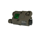 UK Arms UKARMS AN/PEQ15 LED/IR light w/green Laser, OD green case