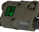 UKARMS AN/PEQ15 LED/IR light w/green Laser, OD green case