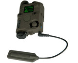 UKARMS AN/PEQ15 LED/IR light w/green Laser, OD green case