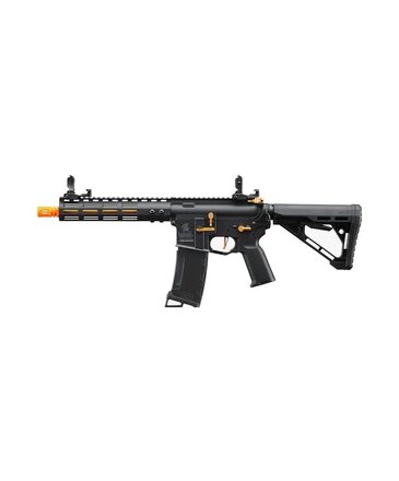 Lancer Tactical Lancer Tactical Gen 3 Archon 9" M-LOK M4 Airsoft Rifle w/ Delta Stock (Black & Gold)