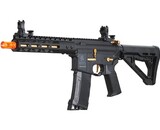 Lancer Tactical Gen 3 Archon 9" M-LOK M4 Airsoft Rifle w/ Delta Stock (Black & Gold)