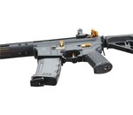 Lancer Tactical Lancer Tactical Gen 3 Archon 9" M-LOK M4 Airsoft Rifle w/ Delta Stock (Black & Gold)