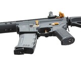 Lancer Tactical Gen 3 Archon 9" M-LOK M4 Airsoft Rifle w/ Delta Stock (Black & Gold)