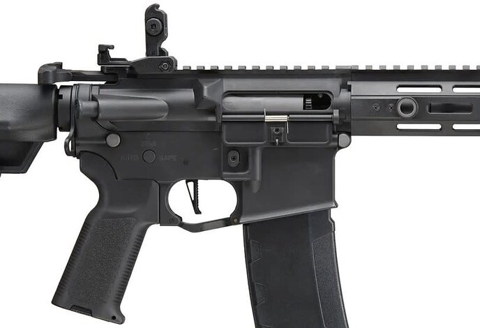 Lancer Tactical Gen 3 ZION ETU Hellion M-LOK 10" Airsoft M4 AEG Black