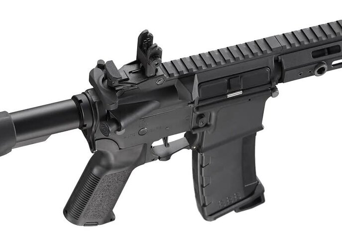 Lancer Tactical Gen 3 ZION ETU Hellion M-LOK 10" Airsoft M4 AEG Black