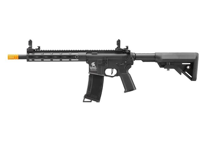 Lancer Tactical Gen 3 ZION ETU Hellion M-LOK 10" Airsoft M4 AEG Black