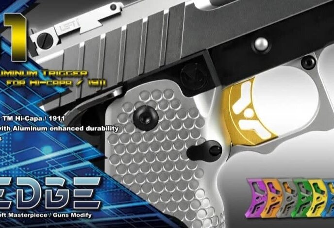 EDGE Custom Aluminum S1 Trigger for Hi Capa / 1911