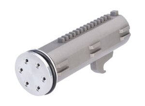 LCT Airsoft LCT Airsoft Steel 14 Tooth Half Teeth Piston for LCT EBB AK Series Airsoft AEG with Aluminum Ventilated Piston Head