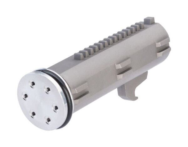 LCT Airsoft LCT Airsoft Steel 14 Tooth Half Teeth Piston for LCT EBB AK Series Airsoft AEG with Aluminum Ventilated Piston Head