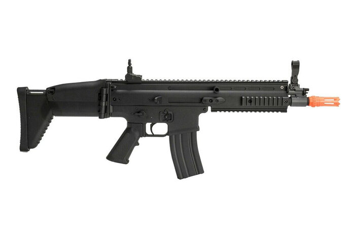 FN Herstal Licensed SCAR-L CQC Polymer Version by Cybergun CYMA Black