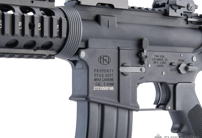 FN Herstal Licensed M4A1 Gas Blowback GBB Airsoft Rifle by WE