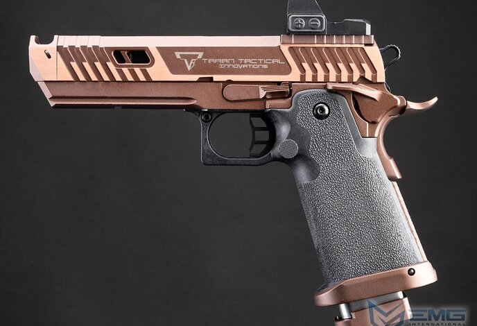 EMG TTI Sand Viper 2011 Select Fire Pistol Green Gas