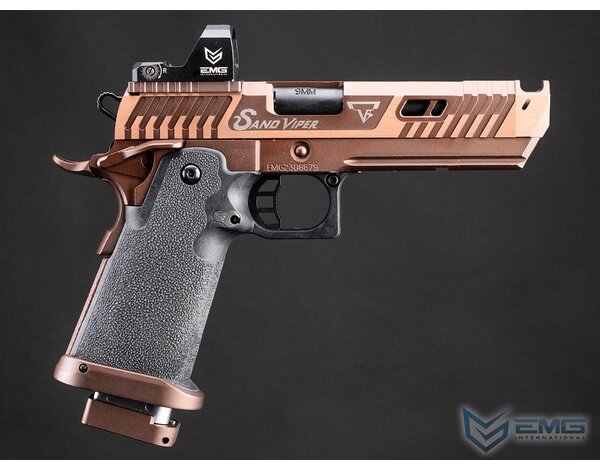 EMG EMG TTI Sand Viper 2011 Select Fire Pistol Green Gas