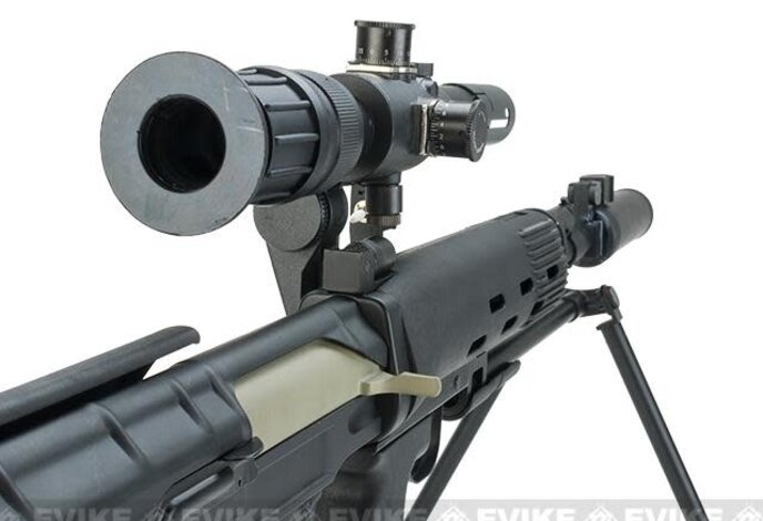 CYMA Standard SVU Airsoft Bullpup Sniper Rifle AEG with Integrated Bipod