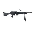 Cybergun Cybergun FN Licensed M249 E2 Full Stock "Featherweight" Airsoft Machine Gun 400 FPS w/2500 rd box magazine
