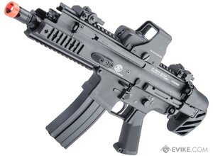 Cyma Cybergun FN Herstal-Licensed Advanced SCAR-SC Compact Airsoft AEG w/ QD Spring & MOSFET by CYMA,  Black