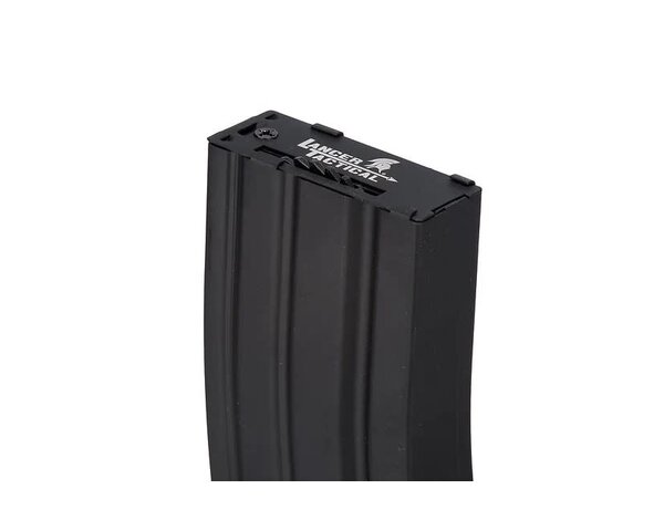 Lancer Tactical Lancer Tactical 300rd HiCap Magazine for M4 AEG, Black, 5 Pack