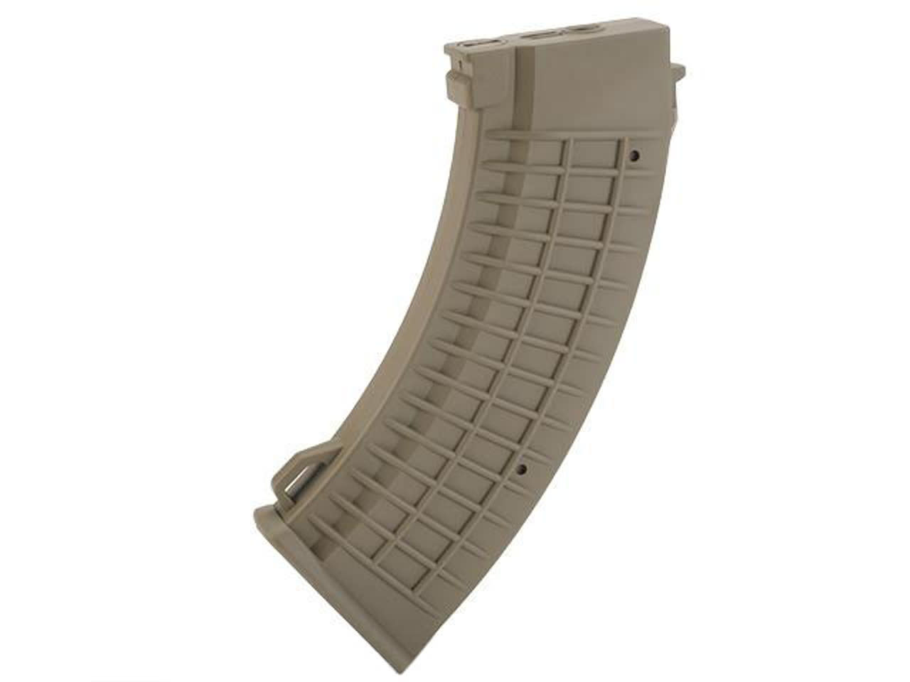 King Arms AK 140rd Waffle Midcap Dark Earth Single