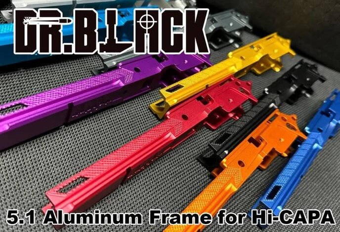 Dr Black 6063 Aluminum Frame 05 5.1 HI CAPA / 1911