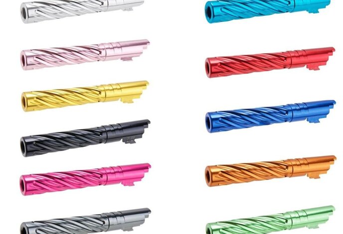 Dr Black Outer Barrel for 5.1 Hi Capa, SPIRAL STORM