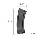 Arcturus Arcturus AK MOD1 30/130 rd windowed EMM magazine, black